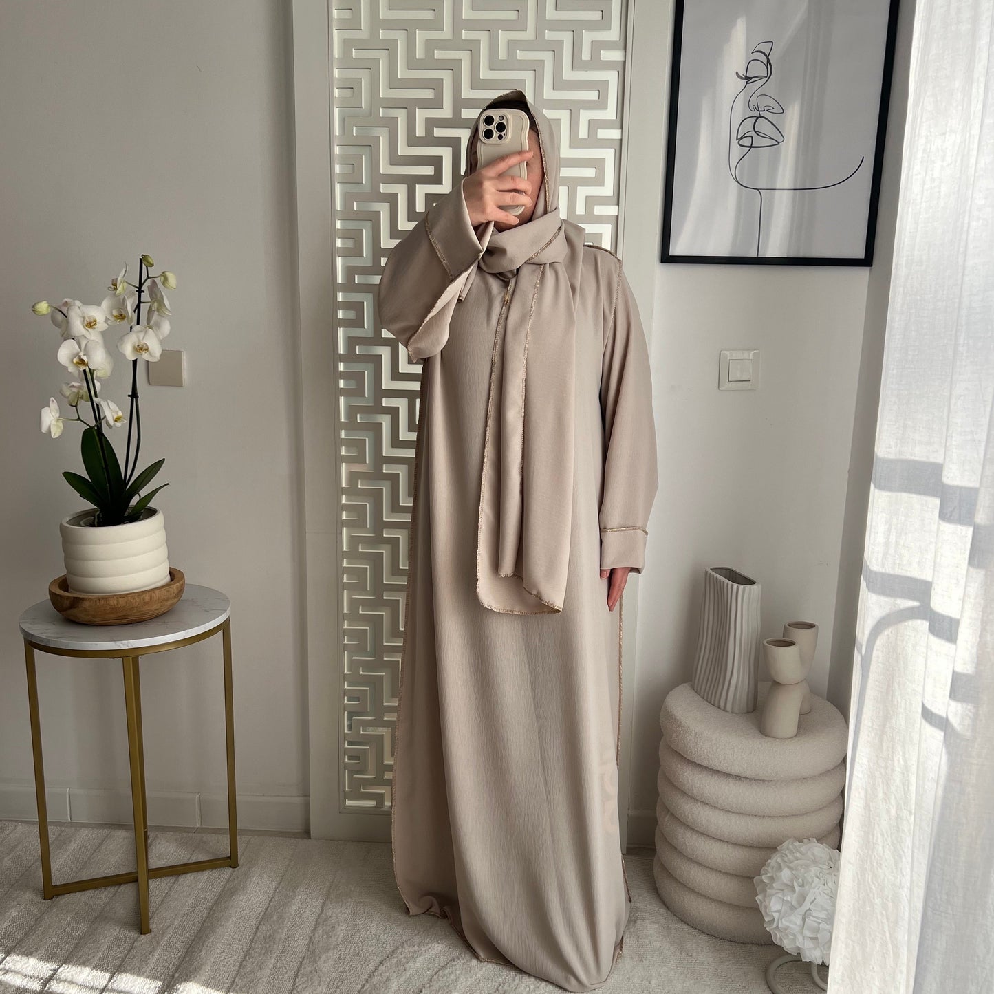 Robe Abaya Strass